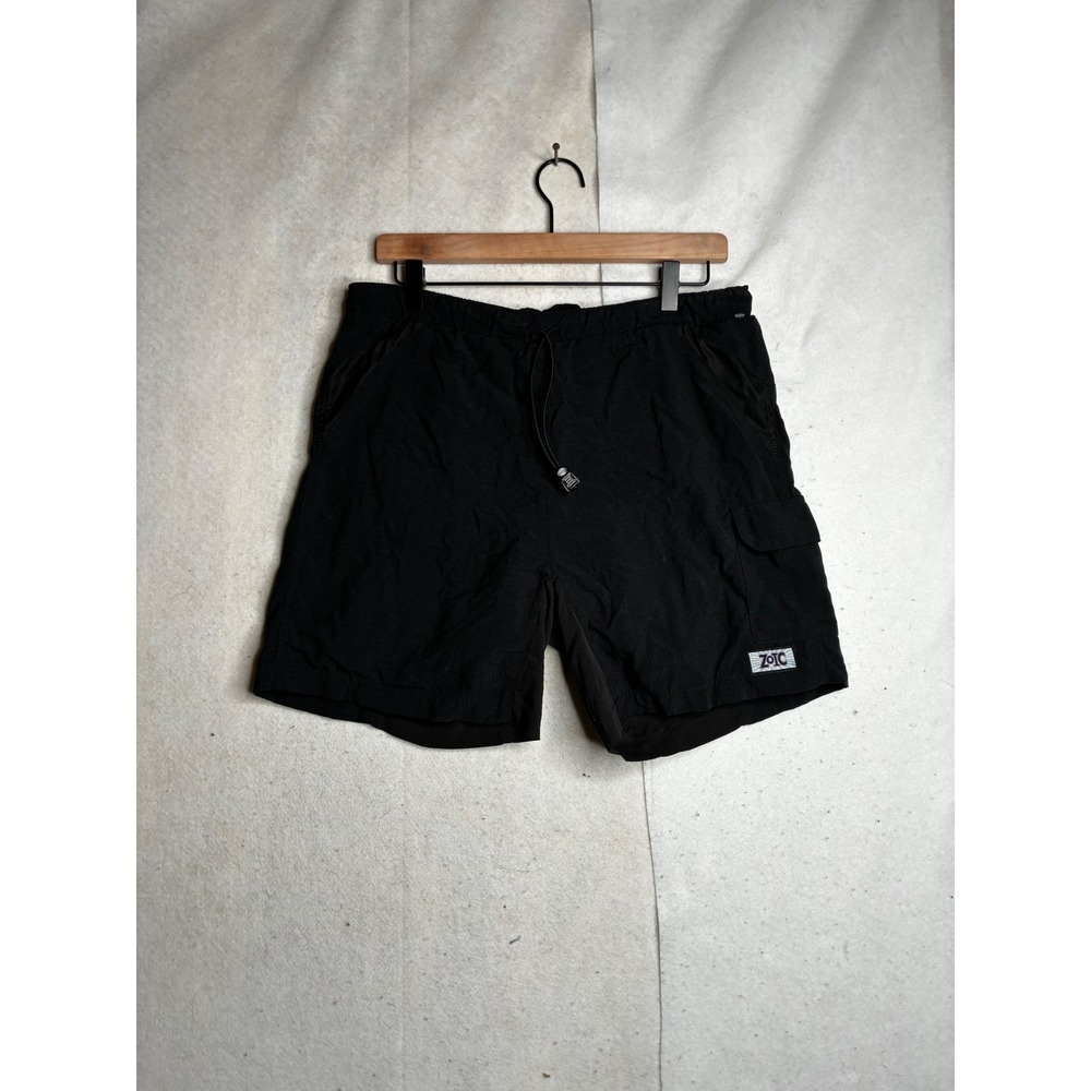 Zoic Mens Mountain Bike Shorts Black Padded Liner Cargo Pocket Size Large